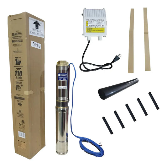 Bomba Sumergible 1hp Tipo Bala 110v Para Pozo de 4 Pulgadas